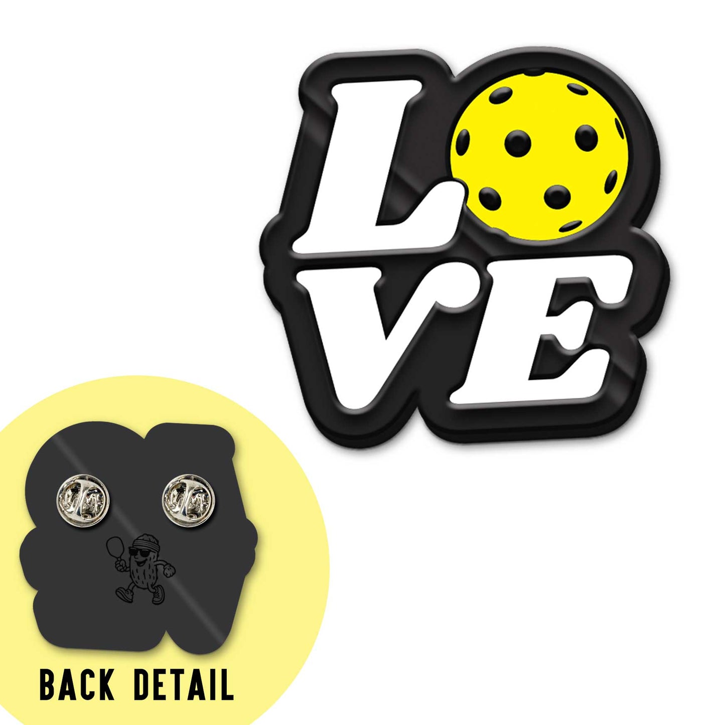 PREORDER For the Love of Pickleball Pin