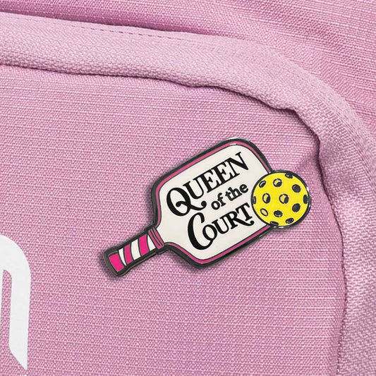 Queen of the Court Pickleball Pin